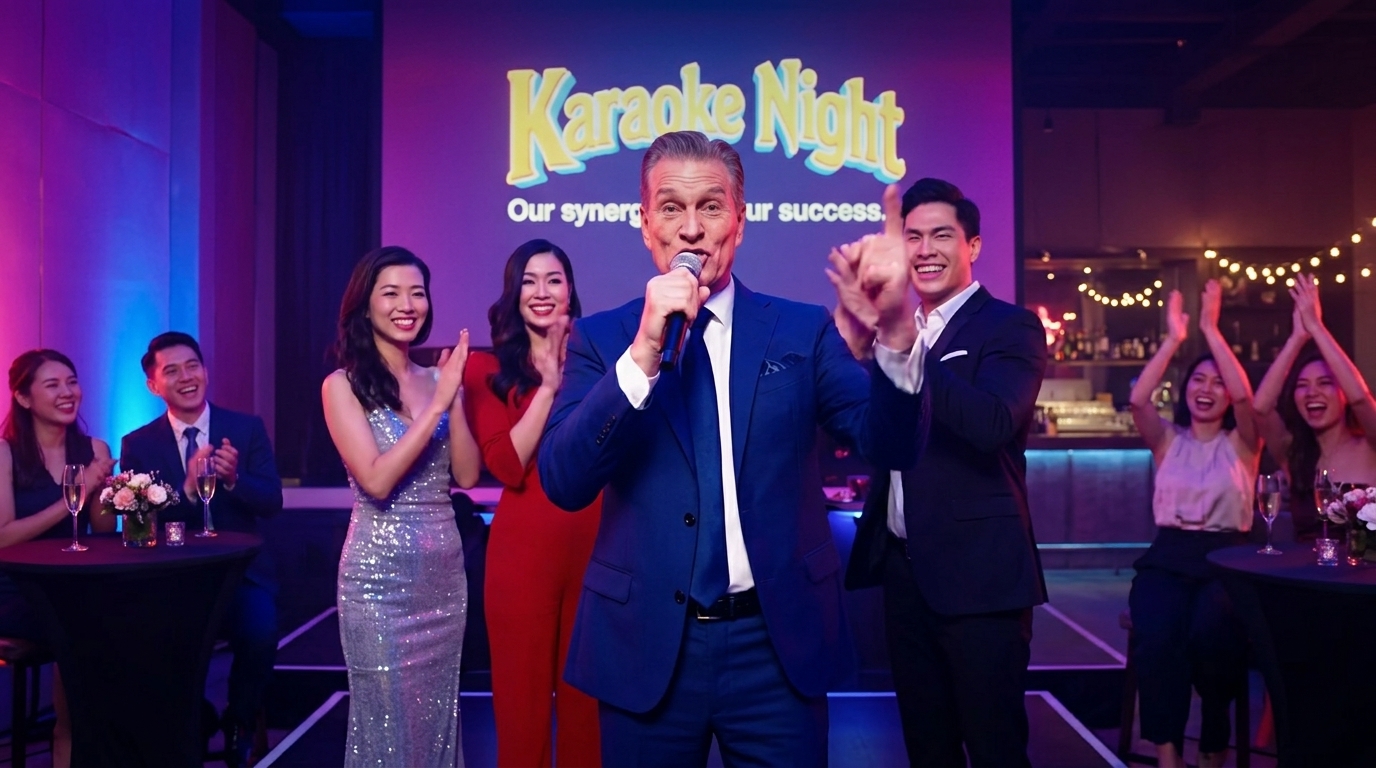 A Karaoke Night of Corporate Excuses